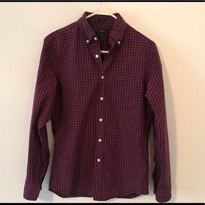 Mens Slim Small J. Crew Button Down Shirt